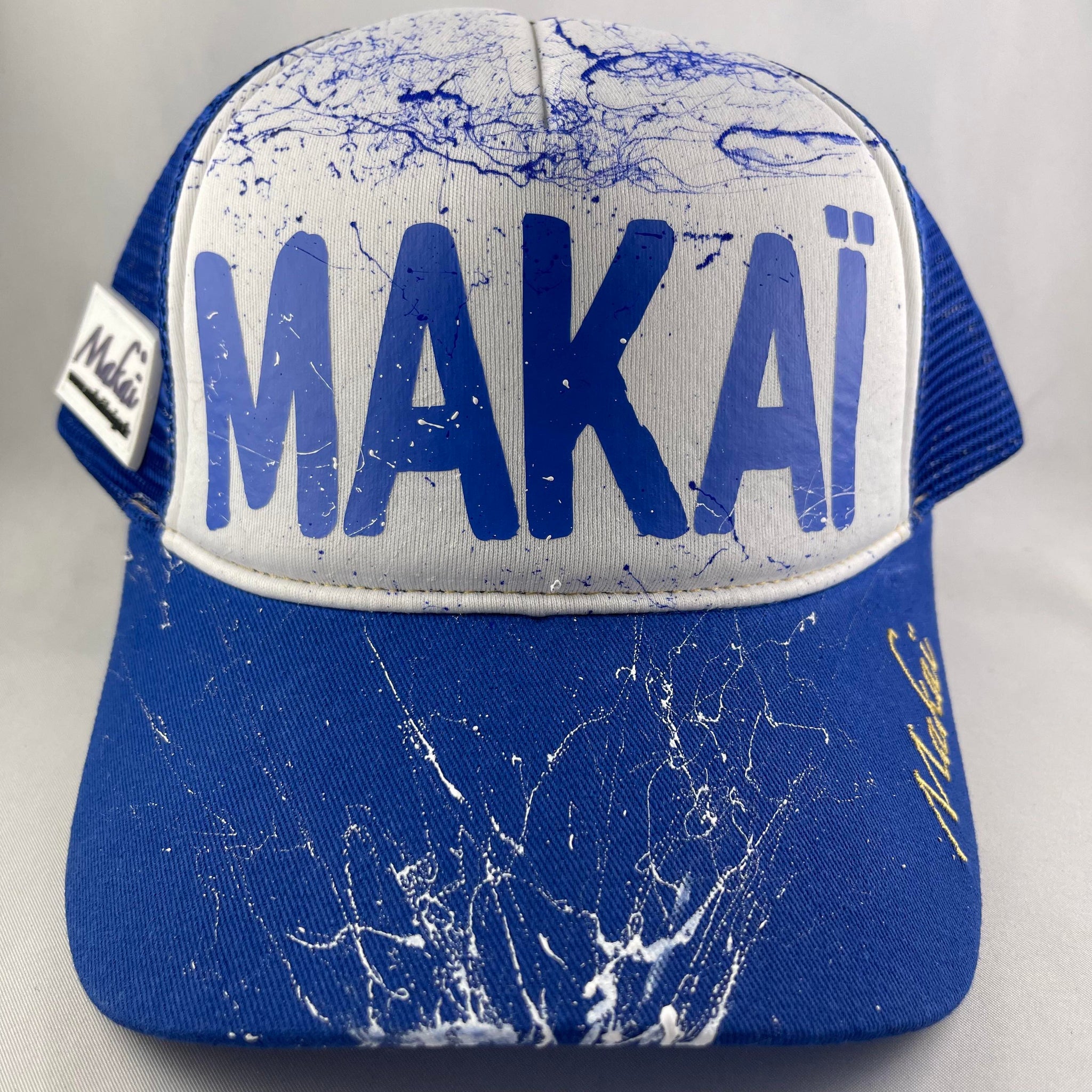 Bleu Roi&Blanche Mousse MAKAÏ
