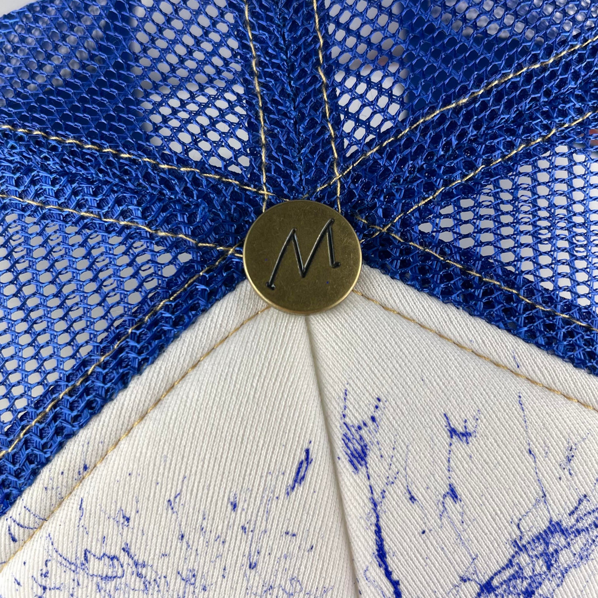 Bleu Roi&Blanche Mousse MAKAÏ
