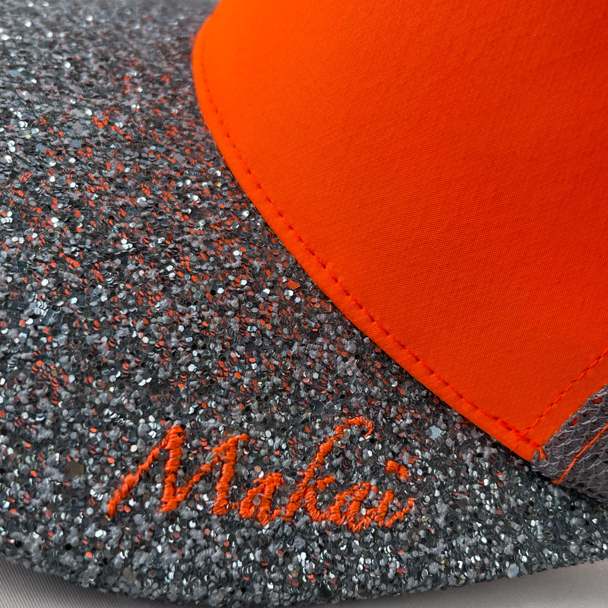 Météorite Gris & Orange Fluo