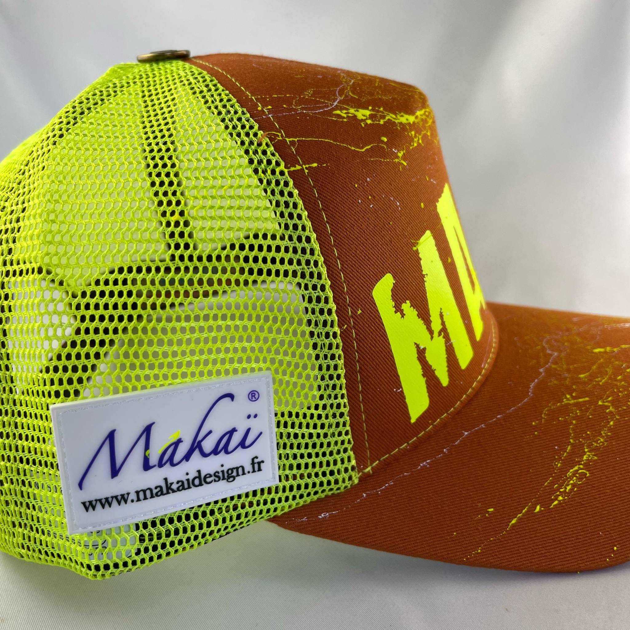 Caramel & Jaune Fluo MAKAÏ