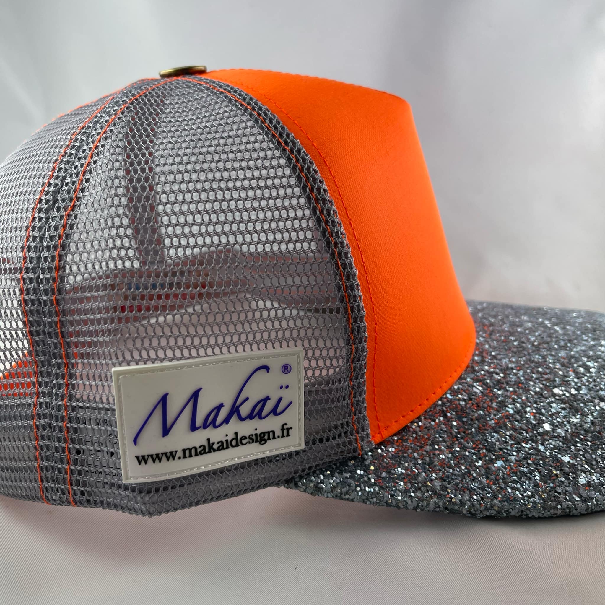 Météorite Gris & Orange Fluo