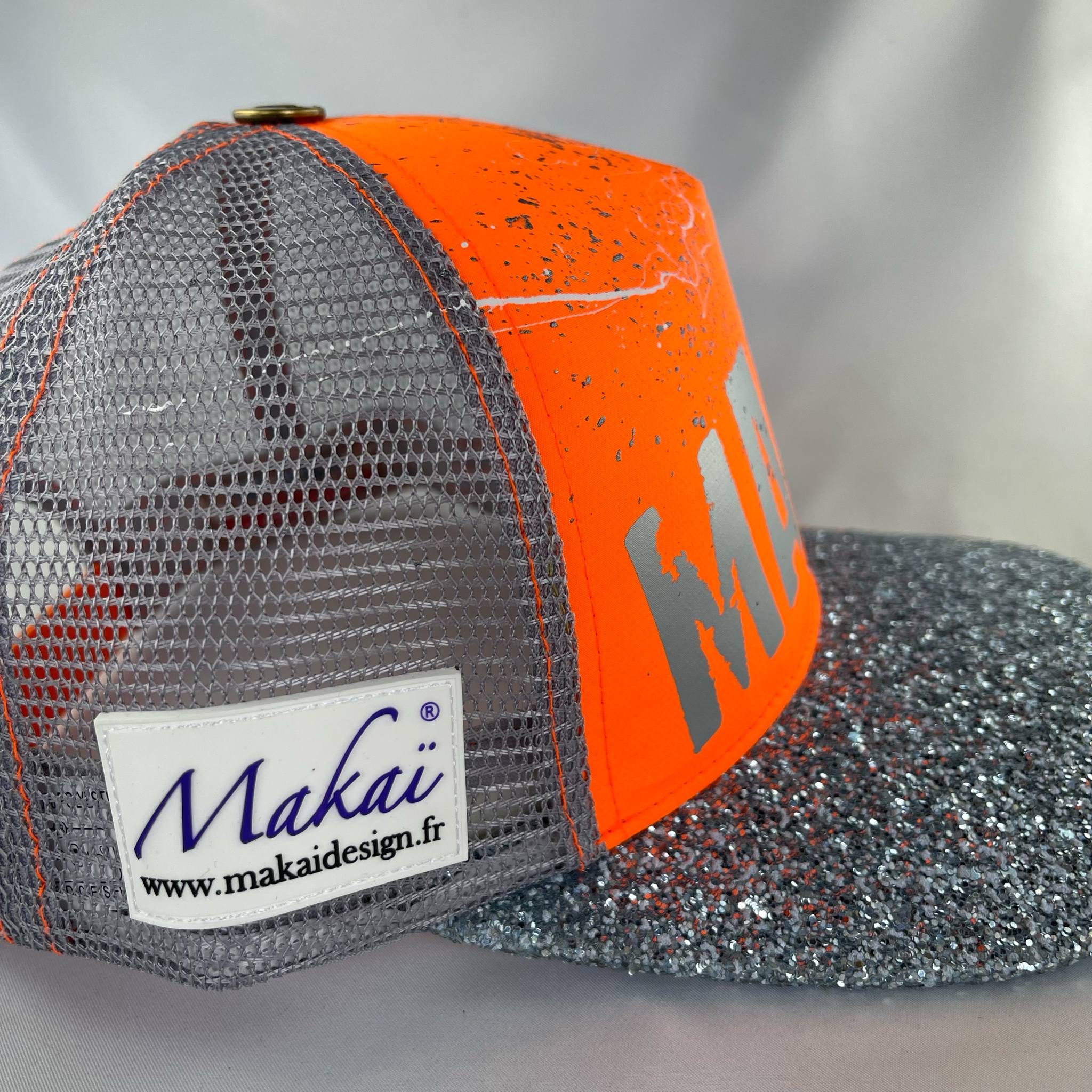 Météorite Gris & Orange Fluo MAKAÏ
