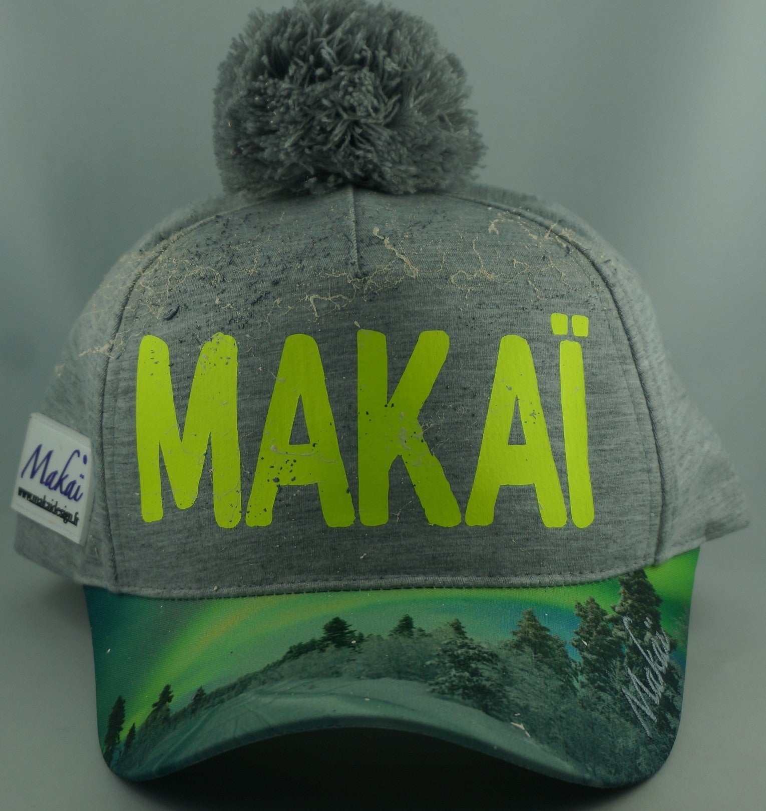Laponie MAKAÏ Jaune Fluo Pompon
