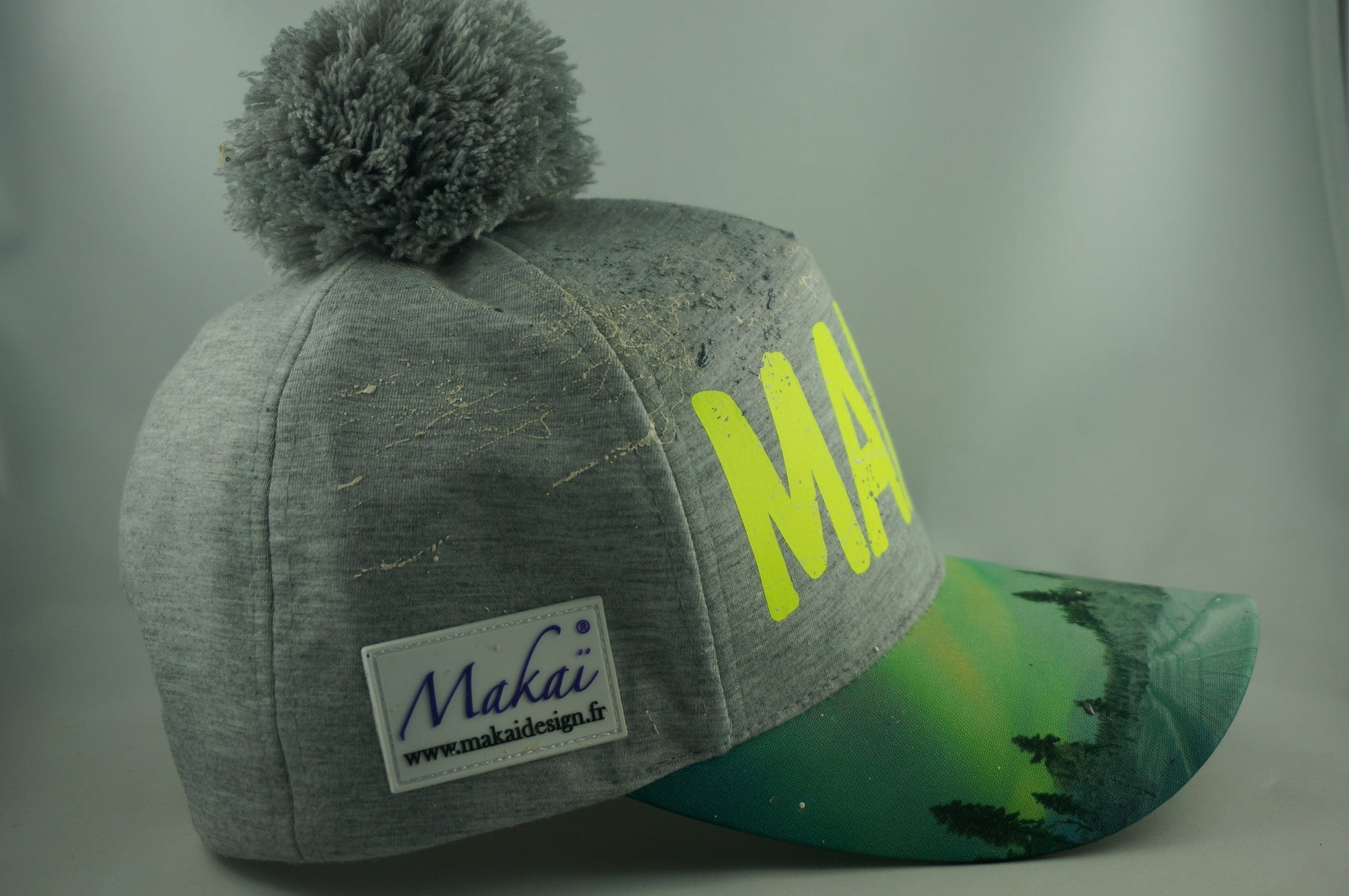 Laponie MAKAÏ Jaune Fluo Pompon