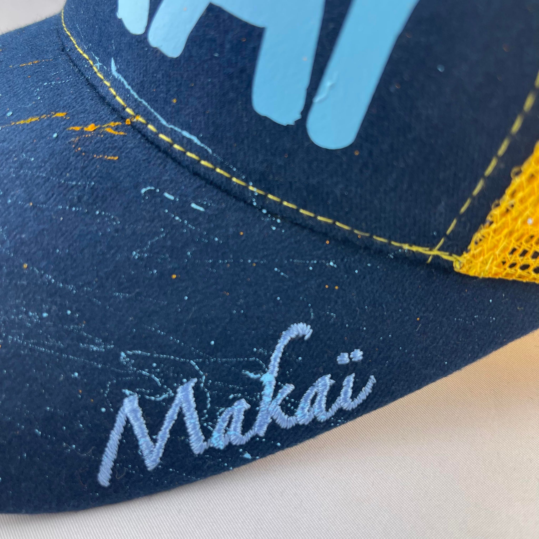 Bleu Marine & Jaune MAKAÏ